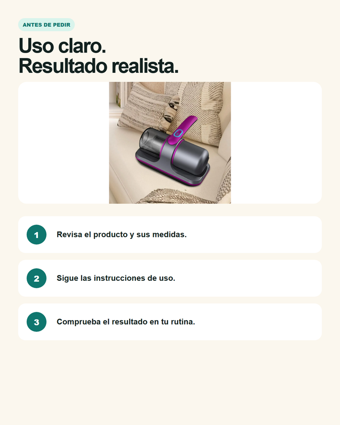 Una rutina de mantenimiento sobre colchón, sofá y cojines.