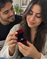 Anillo Ajustable Corazón de Cristal + Estuche — resultado esperado