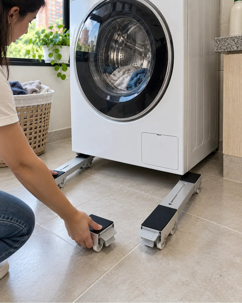 Bases Móviles con Ruedas para Electrodomésticos — uso real