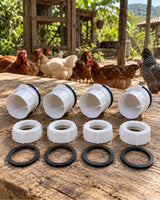 Kit x4 Comederos para Aves — detalle y contenido