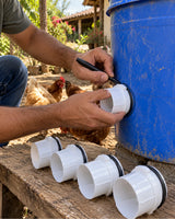 Kit x4 Comederos para Aves — uso real