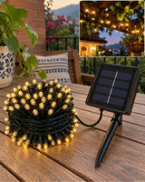 Guirnalda Solar de 100 LED — detalle y contenido