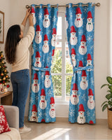 Cortina Navideña Decorativa — mecanismo o preparación