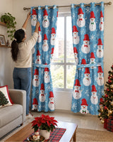 Cortina Navideña Decorativa — uso real