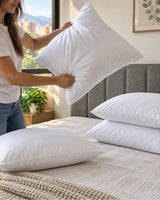 Pack x4 Almohadas de Fibra Siliconada 40×60 cm — uso real