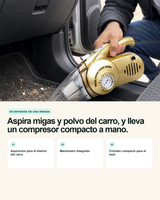 Aspiradora de Carro 4 en 1 con Compresor - imagen 3
