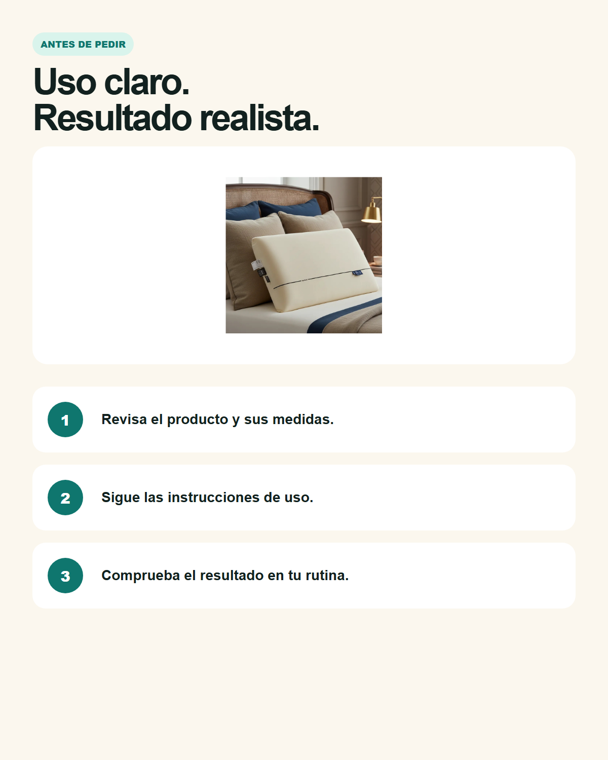 Almohada Cervical Viscoelástica CosaÚtil - imagen 4