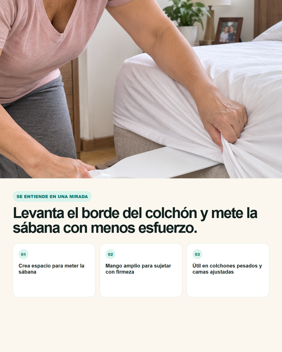 Uso de Paleta Elevadora de Colchón